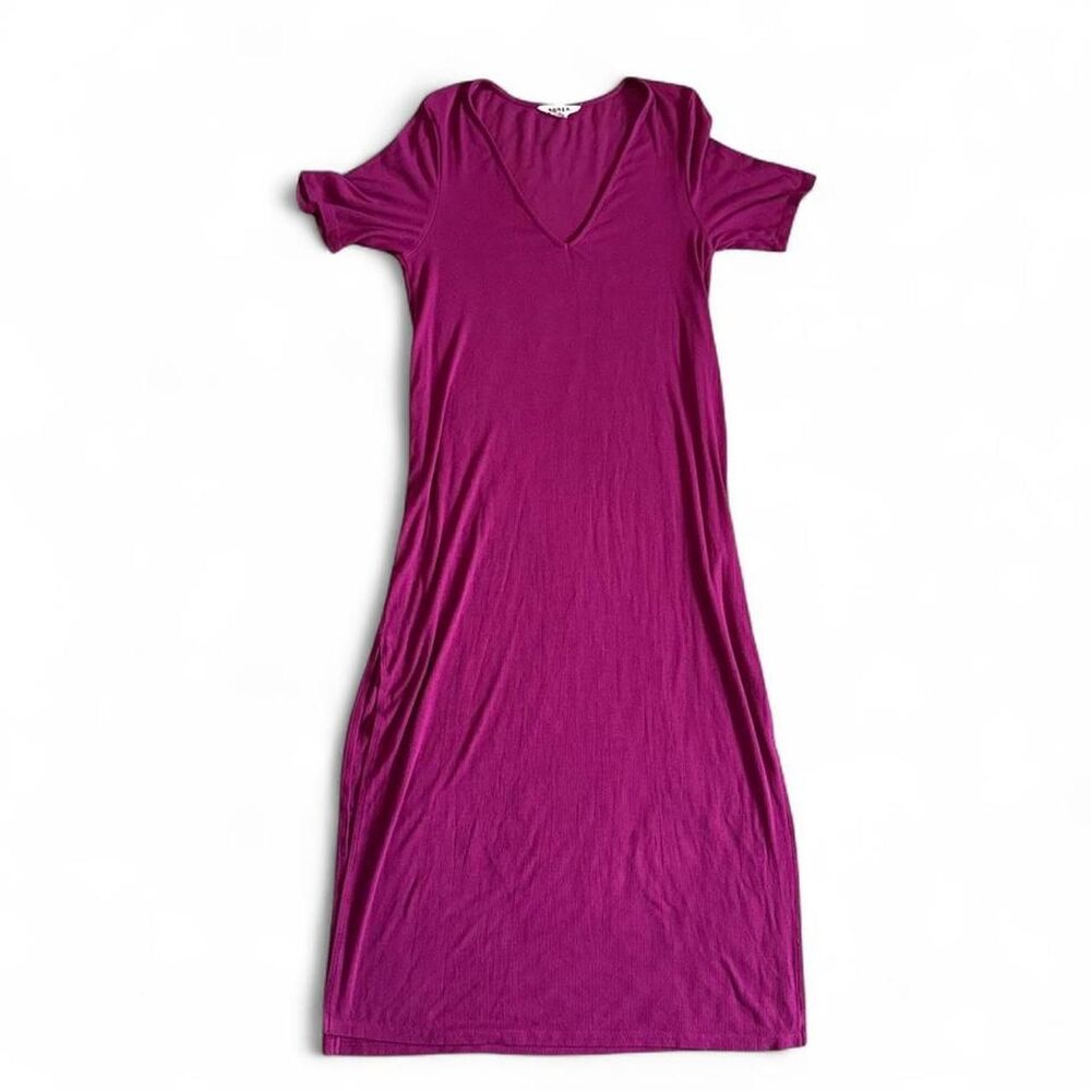 Boden Women's Pink and Purple Dress